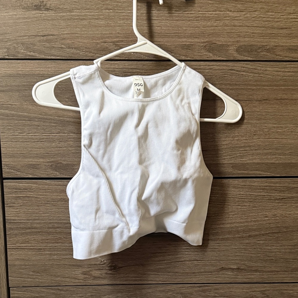DSG White Crop Top